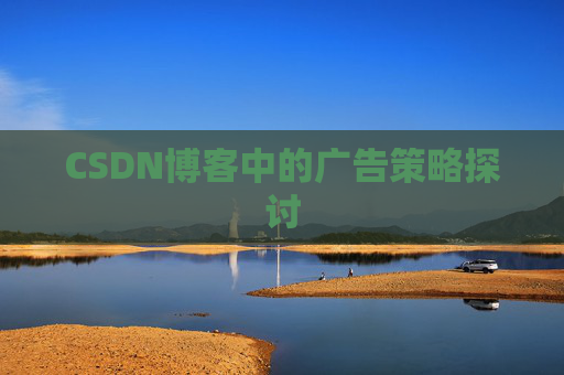 CSDN博客中的广告策略探讨